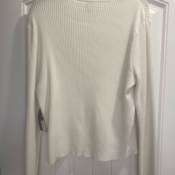Worthington beige sweater women’s nwt - Picture 2 of 5